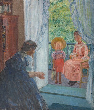 1908年的阳台 作者 米洛斯·吉拉内克（Milos Jiranek）